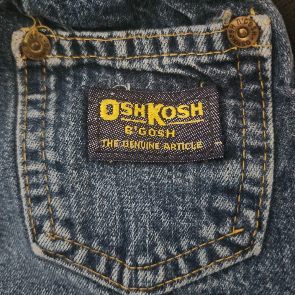 Vintage 1980's OshKosh infant Blue Jeans